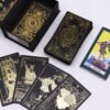 Tarot de color Dorado con Libro - Caja de Regalo