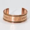 Pulseras de cobre con banda ancha y decoración de latón (surtidas)