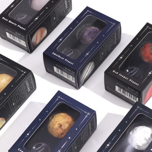 1x Planeta Amatista con Soporte Solar (JUPITER) - 40mm