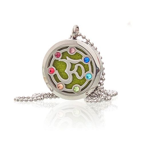 bG9jYWw6Ly9tZWRpYS9TTS8wRC82MFIzMEMxRzZNVkswRFNNLzRiNTY0ZmUzLmpwZWc.jpg Collar de Joyería de Aromaterapia - OM Chakra - 30mm