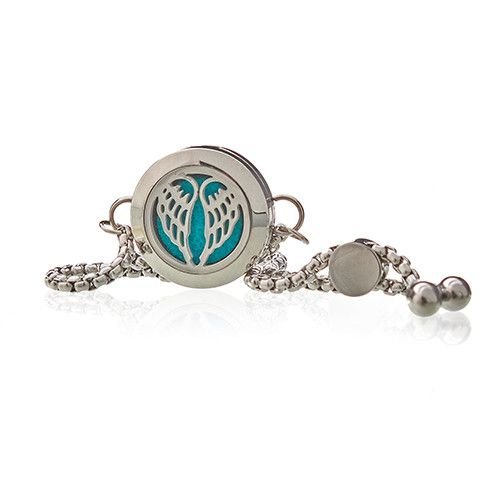 bG9jYWw6Ly9tZWRpYS9TUS8wRC82MFIzMEMxRzZNVkswRFNRL2NlZGZkZWJjLmpwZWc.jpg Pulsera de Cadena de Aromaterapia - Alas de Angel - 20mm