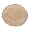 Alfombra redonda grande de yute 150 cm