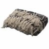 Mantas Boho Comfort - Negro y Beige Regency