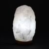 Lámpara de Sal del Himalaya de Cristal de Roca - & Base apx 3-5kg