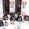 Colador de té de piedras preciosas de cristal crudo - Aguamarina