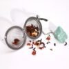 Colador de té de piedras preciosas de cristal crudo - Mookaite