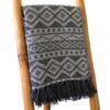 Mantas Boho Confort - Gris Geométrico