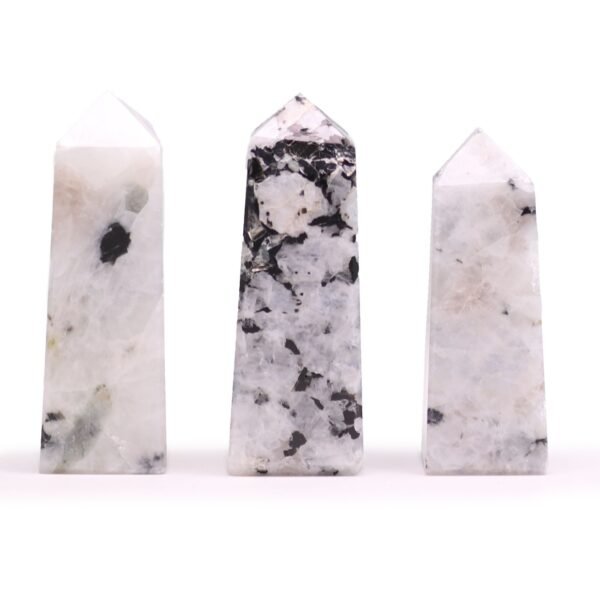 Puntas de obelisco de piedra preciosa aprox. 5 cm - piedra lunar