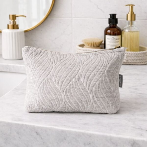 Nomad Sari Indian Jacquard Neceser - Moonlit Weave