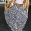 Mantas Boho Confort - Gris Geométrico