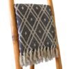 Mantas Boho Comfort - Negro y Beige Regency