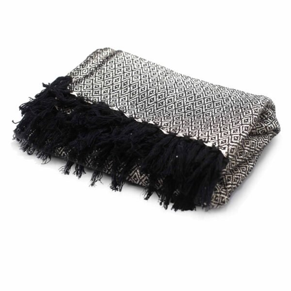 Mantas Boho Comfort - Carbón