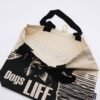 Bolso Básico Icónico - Es la vida de un perro - Blanco 10 oz (36 x 43 x 10 cm)