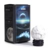 1x Planeta Howlite Blanco con Soporte Solar (LUA) - 40mm