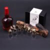 bG9jYWw6Ly9tZWRpYS85Sy9DRS82MFIzMEMxSjY0UktDRTlLLzBhZTAwN2Q4LmpwZw.jpg Conjunto regalo de 6 vasos de chupito (50 ml) - Criaturas Salvajes del Bosque - Bronce antiguo