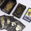 Tarot de color Dorado con Libro - Caja de Regalo