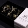 bG9jYWw6Ly9tZWRpYS85Ti9DRS82MFIzMEMxSjY0UktDRTlOLzgzYjI4MWFmLmpwZw.jpg Conjunto regalo de 6 vasos de chupito (50 ml) - Criaturas Salvajes del Bosque - Bronce antiguo
