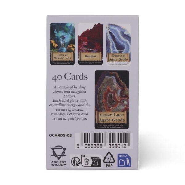 Cartas del Oráculo de Cristales y Elixires – Baraja de Energía Curativa