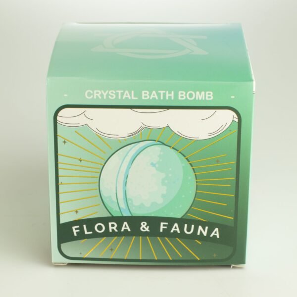 Bomba de baño de cristal elemental - Tierra