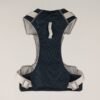 PAW - S (4-8 kg) Arnés de paso para perros Guardian con malla reflectante - Gris roca - Colgante de obsidiana negra