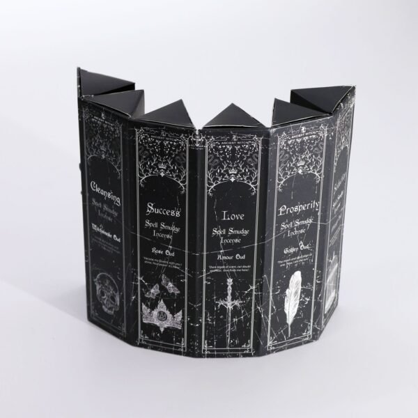 bG9jYWw6Ly9tZWRpYS8xSi9BRS82MFIzMEMxSjY0VDNBRTFKLzczNzIwMWM0LnBuZw.jpg Incienso con forma piramidal - Set de 5 aromas y hechizos de brujas antiguas
