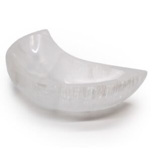 Cuenco de luna selenita - 15cm