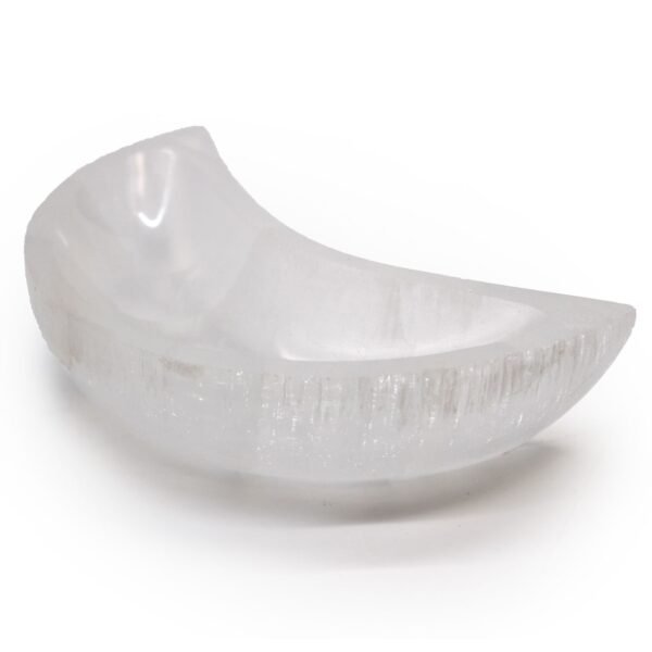 Cuenco de luna selenita - 15cm