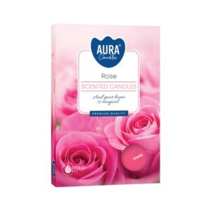 1x Set de 6 Velas de Té Perfumadas - Rose