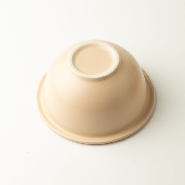 PAW Cuencos para comida - Grande cerámica individual en soporte de madera - 14 cm