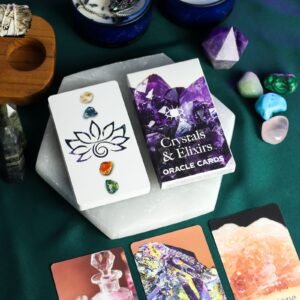 Cartas del Oráculo de Cristales y Elixires – Baraja de Energía Curativa