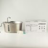 Tazones para comida PAW - Fuente de agua eléctrica de 2.5 litros - USB - acero inoxidable (304)