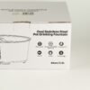 Tazones para comida PAW - Fuente de agua eléctrica de 2.5 litros - USB - acero inoxidable (304)